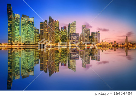 Singapore Skyline and view of Marina Bay Singapore Skyline and view of Marina Bay 16454404