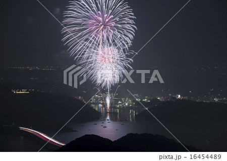 【静岡県】浜名湖かんざんじ温泉灯篭流し花火大会 16454489