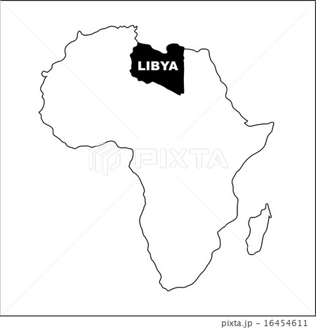 Africa map, illustration on white Africa map, illustration on white 16454611