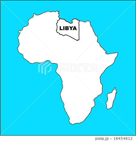 Africa map, illustration on white Africa map, illustration on white 16454612