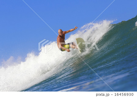Surfing a wave, Bali, Indonesia. Surfing a wave, Bali, Indonesia. 16456930