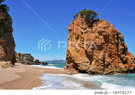 Cala Illa Roja beach in the Costa Brava, in Spain 16458227