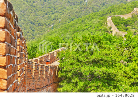 Close-Up Great Wall of China, section "Mitianyu". 16459028