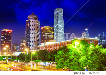 Evening, night modern Beijing  16459065