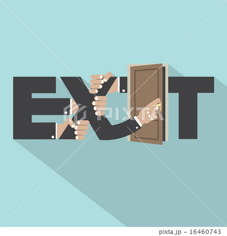 Exit Typography Design 16460743