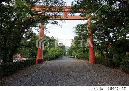 山口県山口市の八坂神社の大鳥居 山口県山口市の八坂神社の大鳥居 16462167