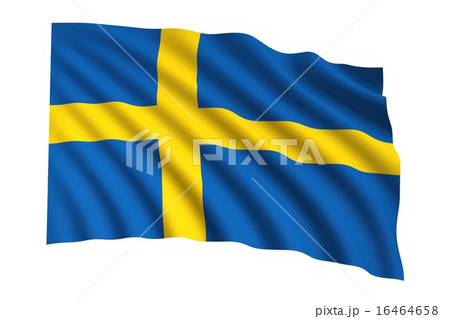 スウェーデン国旗のイラスト素材