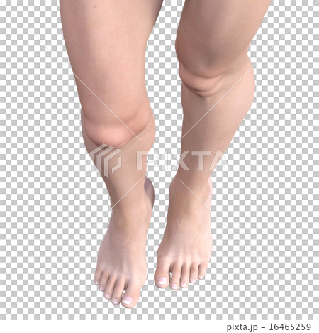 若い女性の脚　レッグケアイメージ　perming3DGCイラスト素材 16465259