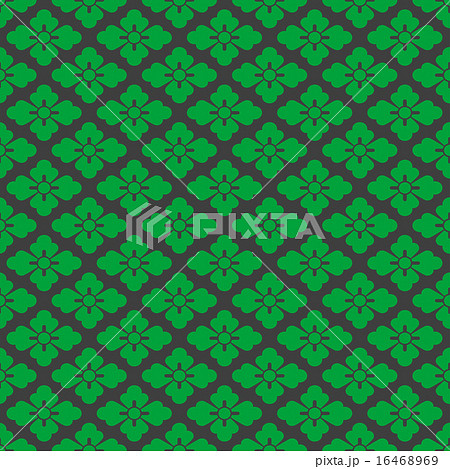 花菱 背景 パターン 緑 黒 花菱 背景 パターン 緑 黒 16468969