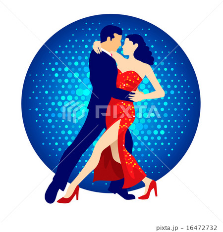 Tango Dancersのイラスト素材