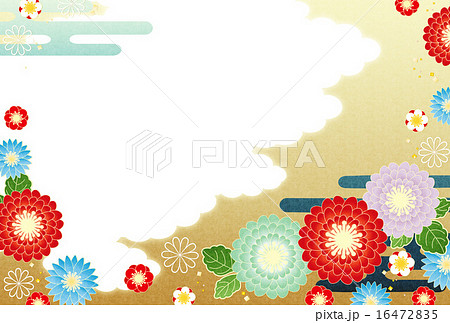 背景素材-和柄,菊,梅 背景素材-和柄,菊,梅 16472835
