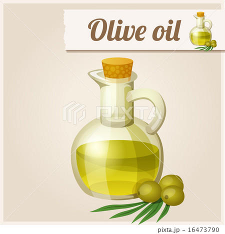 Olive oil in bottle. 16473790
