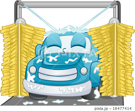 Mascot Car Washのイラスト素材