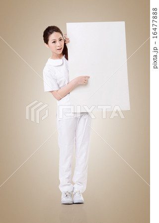 nurse with blank board nurse with blank board 16477888