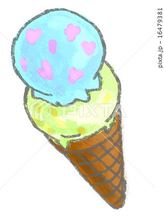 アイスクリーム イラストのイラスト素材 16479381 Pixta
