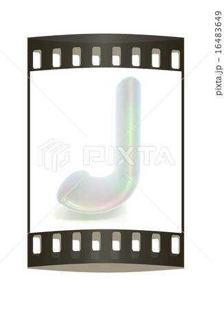 Glossy alphabet. The letter "J". The film strip Glossy alphabet. The letter "J". The film strip 16483649