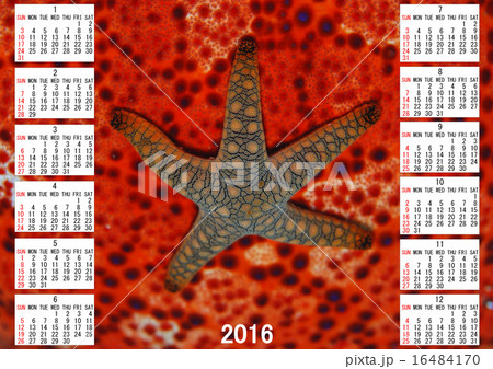 2016年カレンダーのイラスト素材 16484170 Pixta