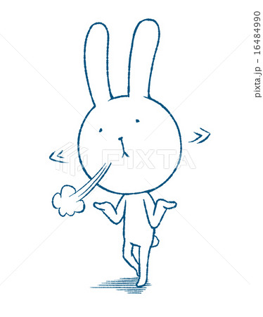 あきれるウサギ 16484990