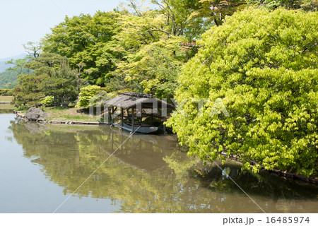 修学院離宮 上離宮 御船宿と御船着 修学院離宮 上離宮 御船宿と御船着 16485974