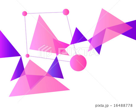 Pink and Purple Abstract Geometric Shape Vector  16488778