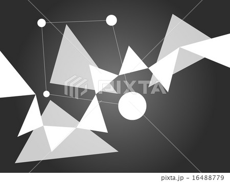 Light Grayscale Abstract Geometric Shape Vector  16488779