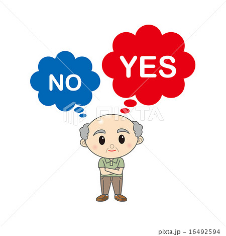 YES傾倒の老人男性 YES傾倒の老人男性 16492594