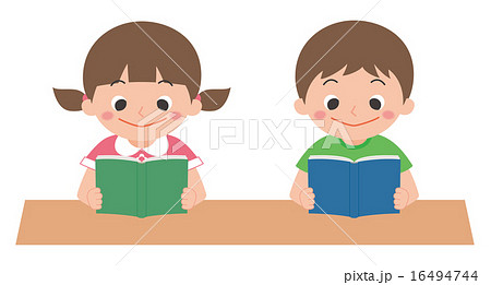 子供の勉強　読書 16494744