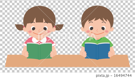 子供の勉強　読書 16494744