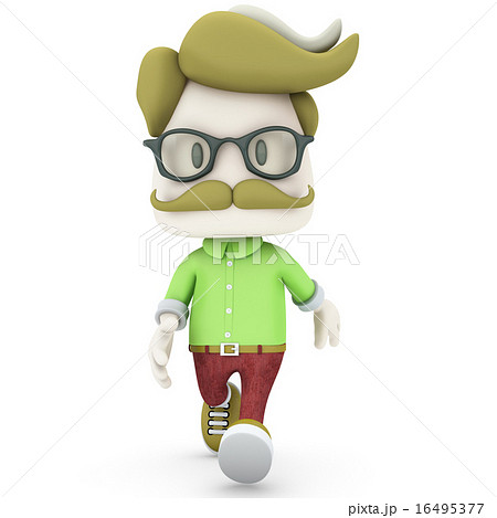 Hipster Walking 16495377