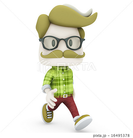 Hipster Walking 16495378