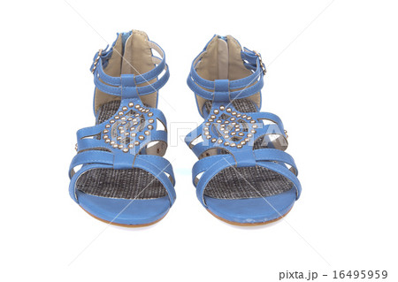 Pair of trendy summer female sandals 16495959