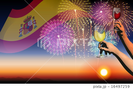 Spanish holiday and festival (Fireworks & wine) Spanish holiday and festival (Fireworks & wine) 16497259