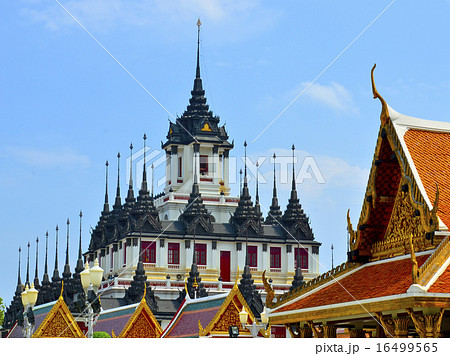 Iron temple Loha Prasat in Bangkok Thailand Iron temple Loha Prasat in Bangkok Thailand 16499565