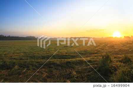 blur background autumn landscape with sunrise and  blur background autumn landscape with sunrise and  16499904