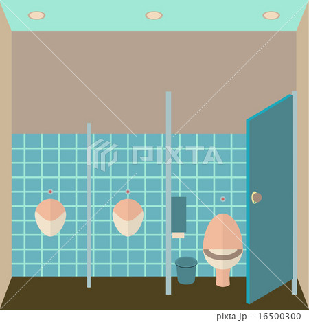 Toilet interior vector illustration. Toilet interior vector illustration. 16500300