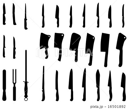 kitchen knives and cleavers 16501892