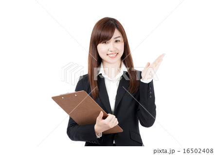 ビジネスウーマン　ボード　案内 16502408