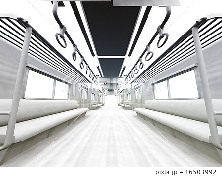 白い通勤電車 16503992