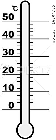 Thermometer Temperature Can Be Freely Set Like Stock Illustration