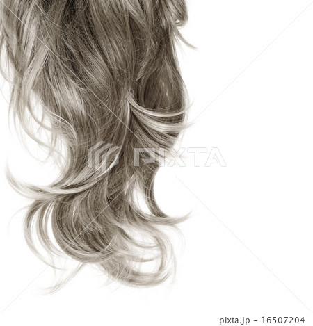 Hair fragment over the white Hair fragment over the white 16507204
