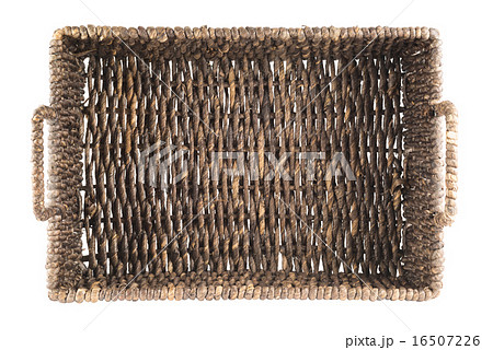 Brown wicker basket isolated 16507226