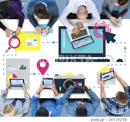 Digital Device Computer Connecting Internet Online Concept 16510256