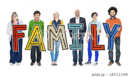 Group of People Holding Letter Family Concepts Group of People Holding Letter Family Concepts 16511299