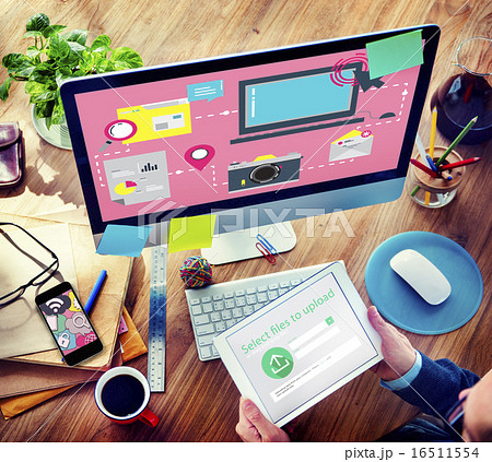 Digital Device Computer Connecting Internet Online Concept 16511554