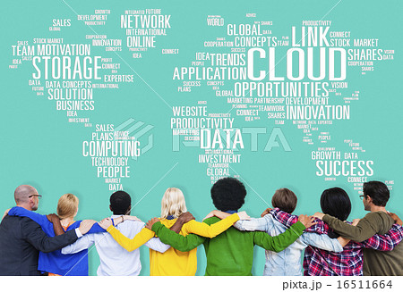 Link Cloud Computing Technology Data Information Concept 16511664