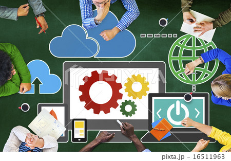 Cloud Data Storage Database Online Technology Concept Cloud Data Storage Database Online Technology Concept 16511963