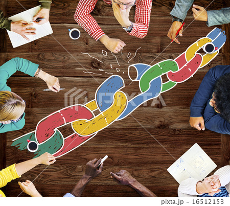 Chain Broken Stress Pressure Freedom Concept Chain Broken Stress Pressure Freedom Concept 16512153