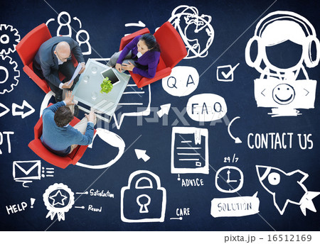 Customer Service Support Solution Assistance Aid Concept Customer Service Support Solution Assistance Aid Concept 16512169