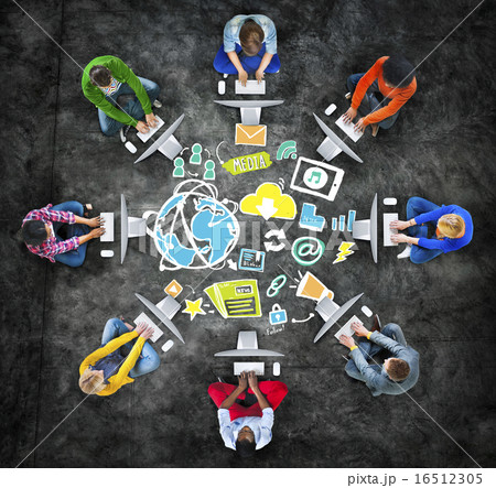 Diversity Casual People Global Media Computer Communication Conc Diversity Casual People Global Media Computer Communication Conc 16512305