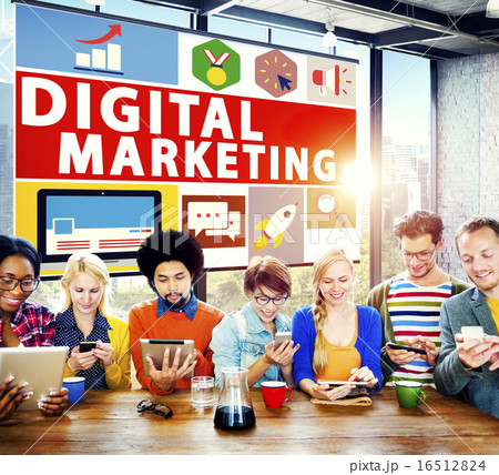Digital Marketing Commerce Campaign Promotion Concept Digital Marketing Commerce Campaign Promotion Concept 16512824